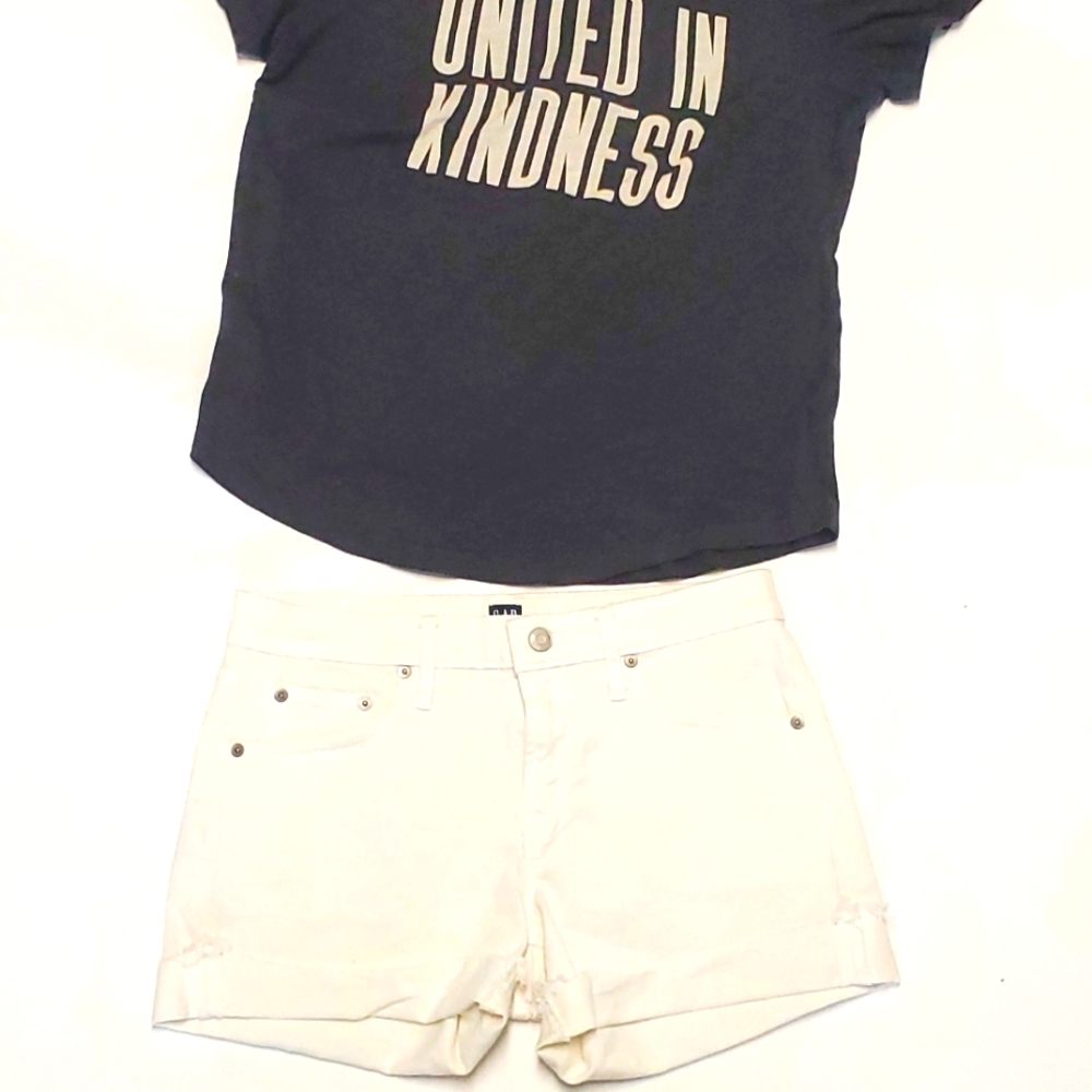 Gap Jean Shirts White Size 5